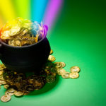 Pot of Gold at end of rainbow Abundance Right Work