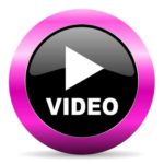 video pink glossy icon parenting
