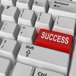 keyboard with red key saying "success" ~ Imposter Syndrome