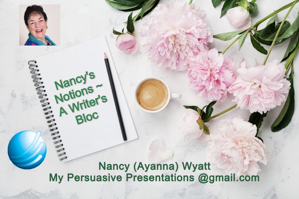 Logo for Nancy's Notions ~ A Writer's Bloc