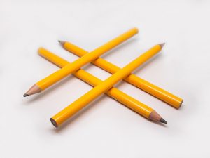 hashtag symbol made of pencils by Eric Binder for #vss365 #prompts