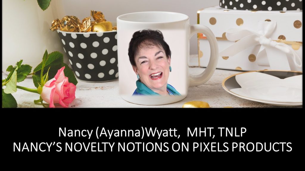 logo for Nancy's Novelty Notions on Pixels Products