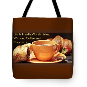coffee and chocolate tote bag for #vss365
