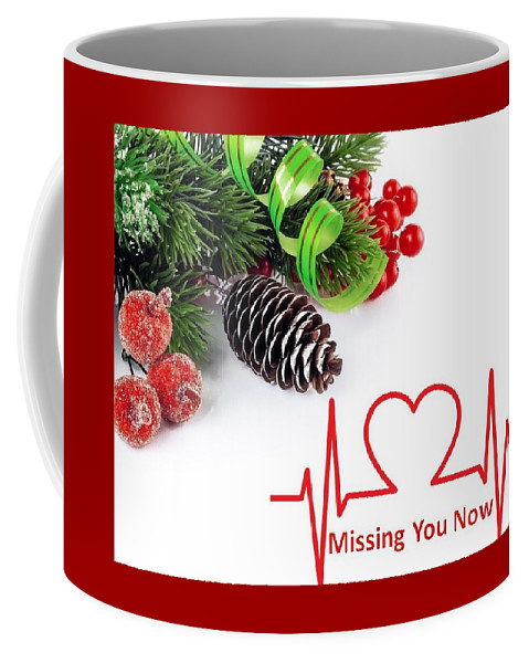 Missing You Now Christmas Mug