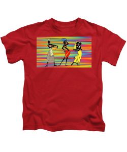 kids t-shirt with stylized African women for #vss365