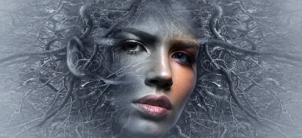 fantasy woman's face by Stefan Keller