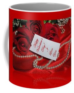 valentine roses and pearls coffee cup for #vss365